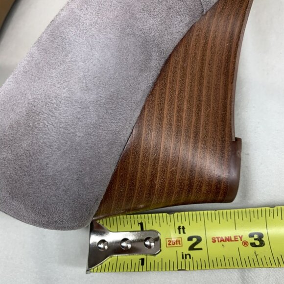 Naturalizer Grey Faux Suede Shoes Size 5 - Picture 4 of 9